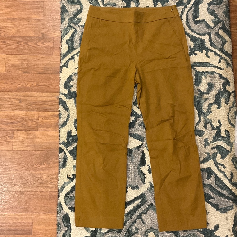 J. Crew Women's Skinny Pants in Mustard Brown